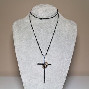 Stainless Steel Cross Pendant Necklace
